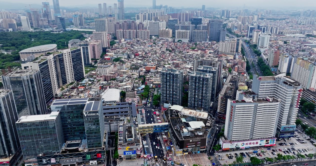 广东东莞城市建筑风光航拍 15