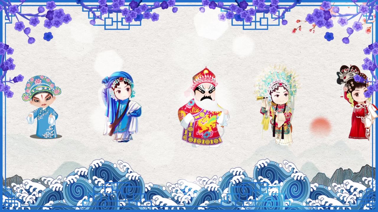 古风背景视频 中国风 意境春天 桃花 水墨 70