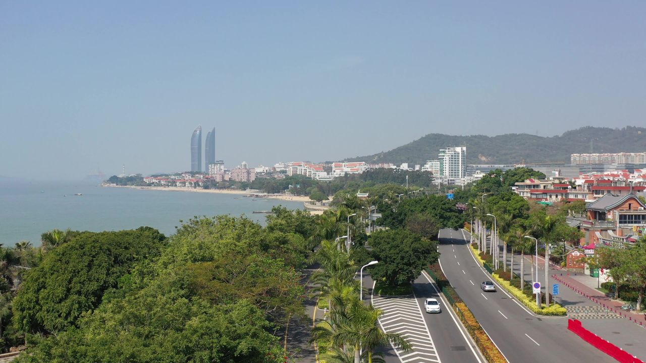 厦门世茂海峡大厦航拍