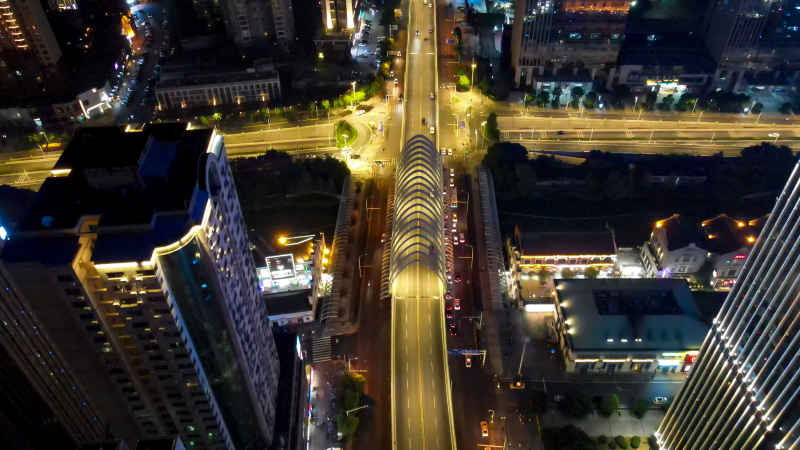 湖北武汉城市风光航拍摄影图