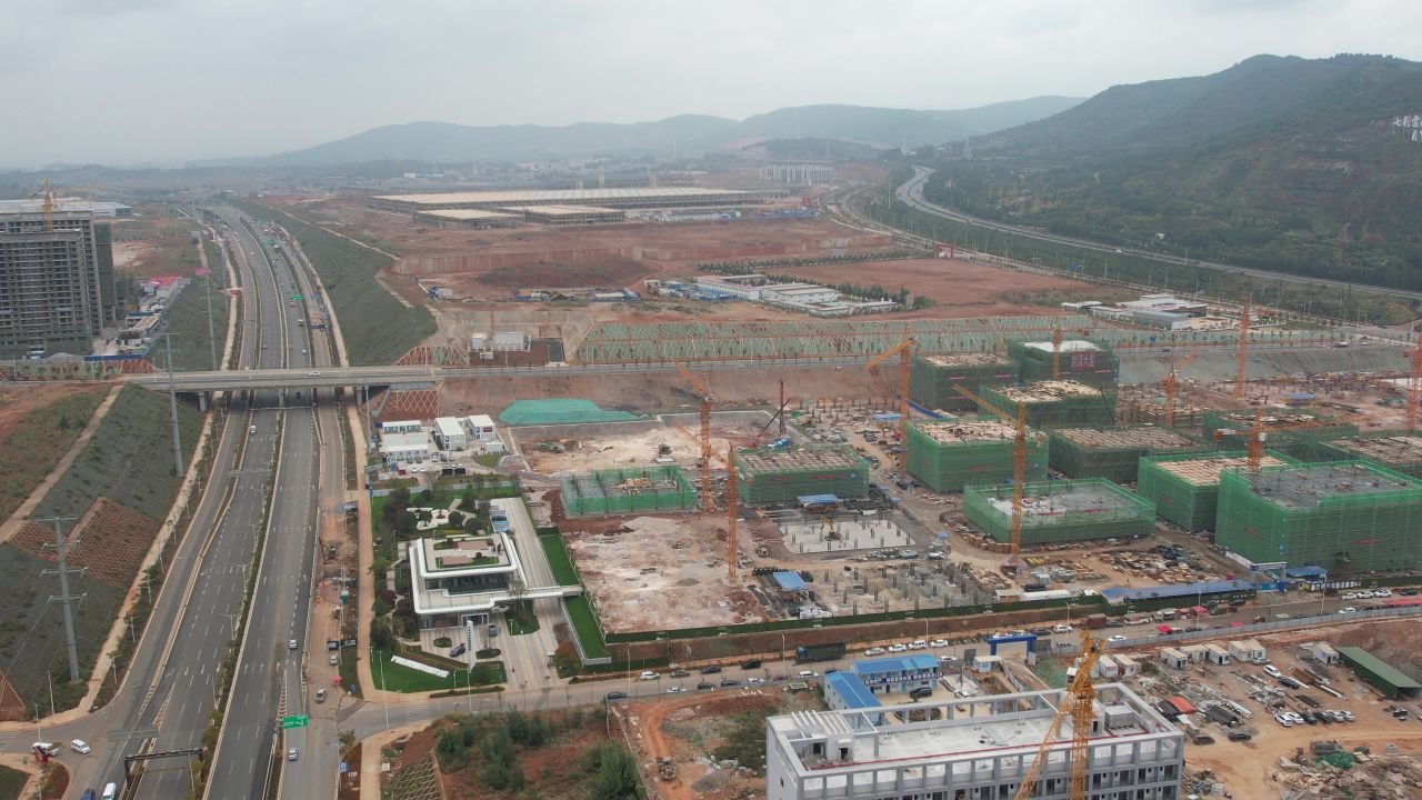 沪滇临港科技城建设工地实拍