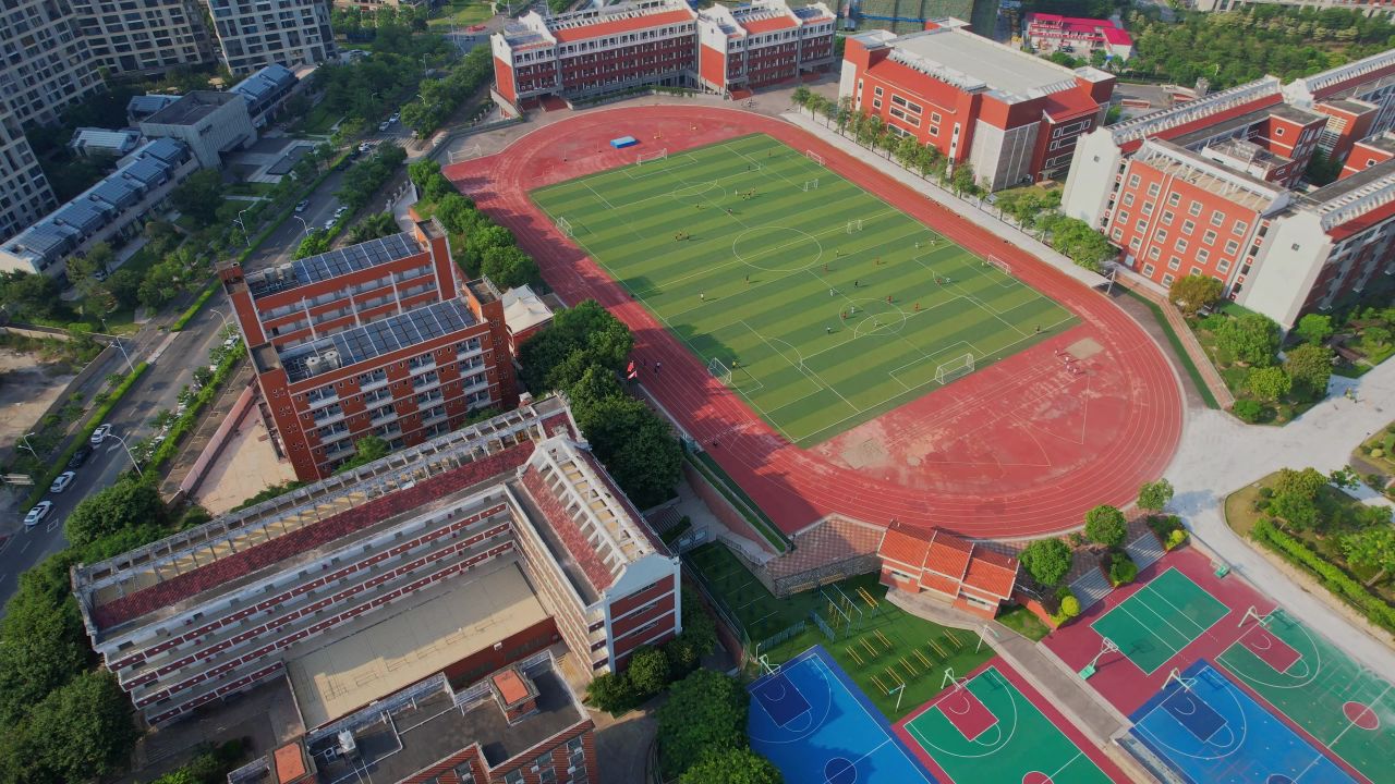航拍厦门灌口中学 4