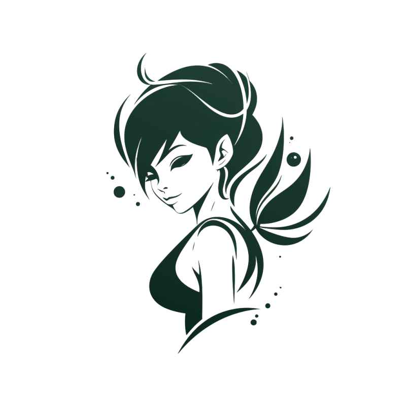 女性头像艺术png