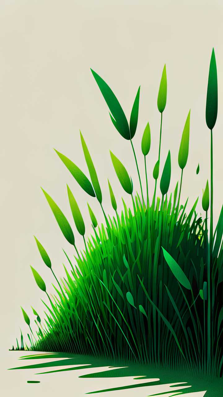 绿色小草清新