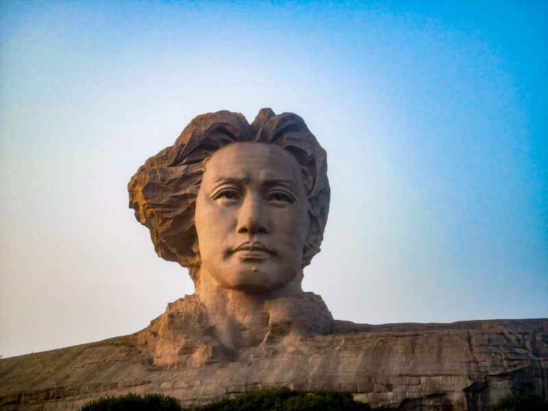 湖南长沙橘子洲公园摄影图