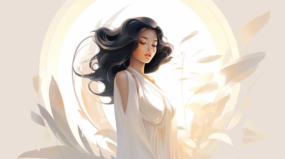 浅白色唯美意境背景图99