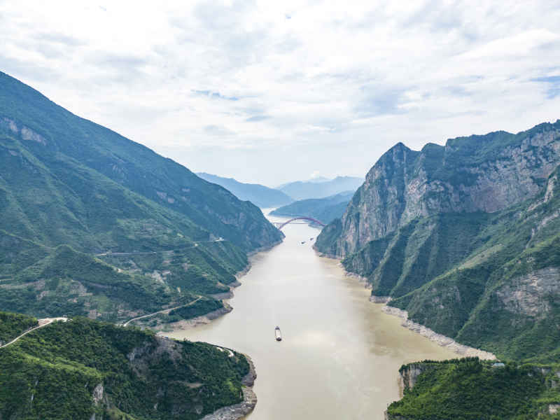  祖国壮丽山河湖北长江三峡风光