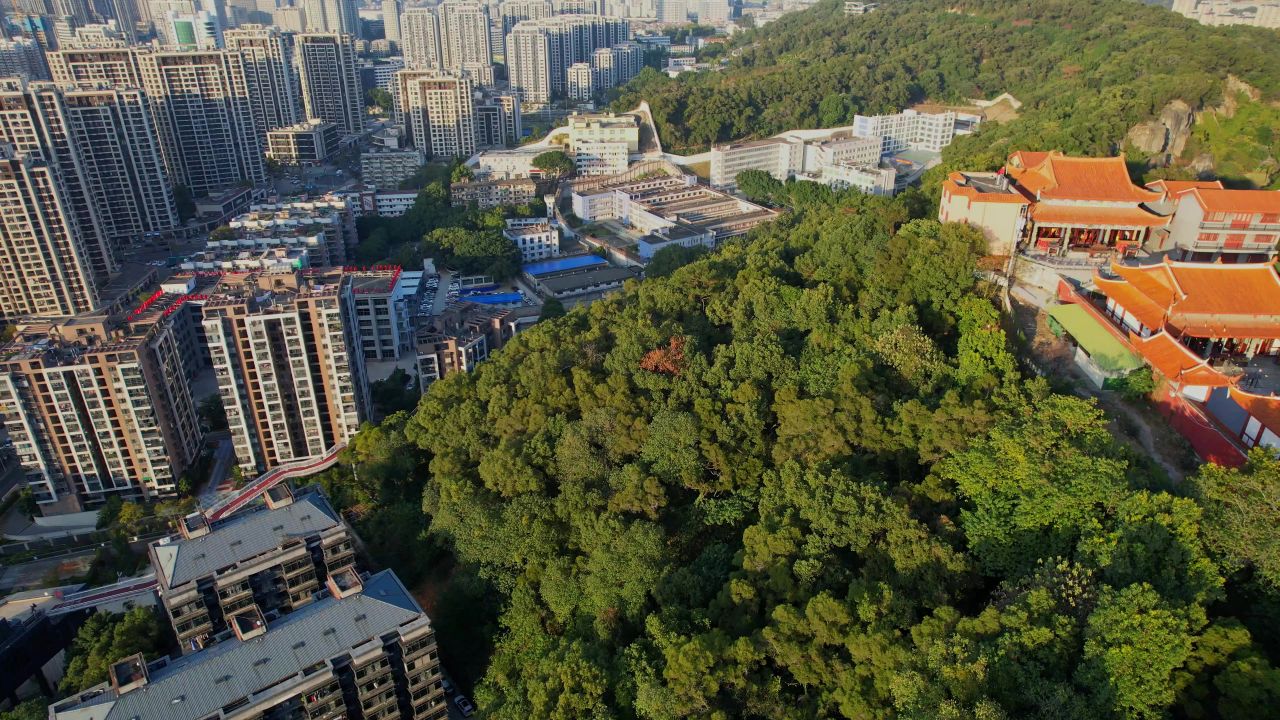 航拍福州照天君宫景观 4