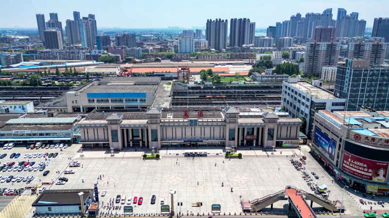 湖北襄阳城市风光旅游景区航拍摄影图 
