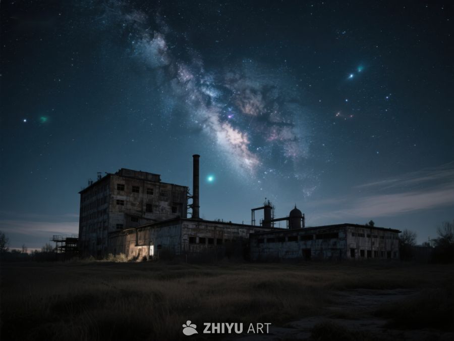 星空下的废弃工厂 159