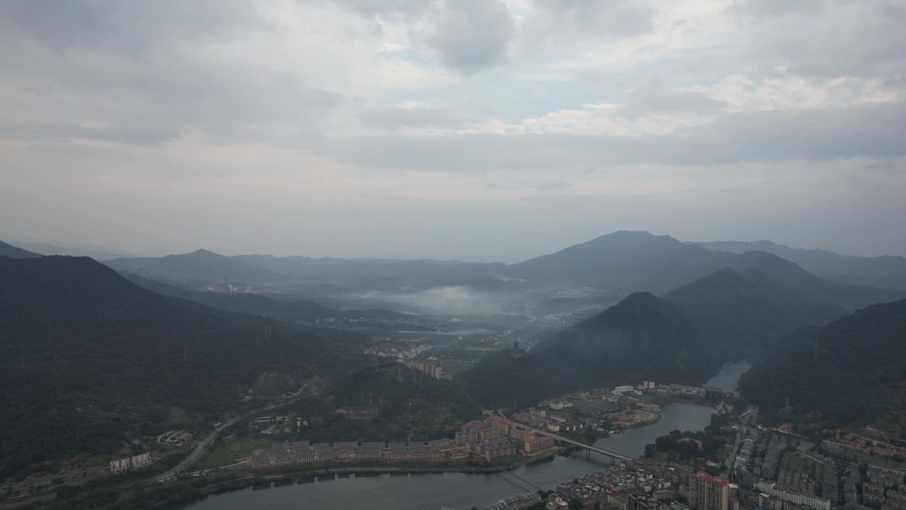美丽乡村 田园风光 航拍