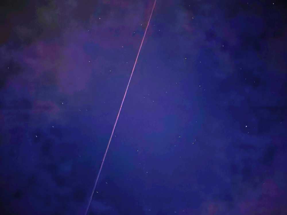 一个夜晚的天空