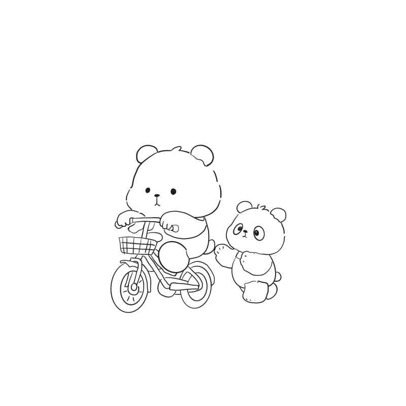 卡通小熊