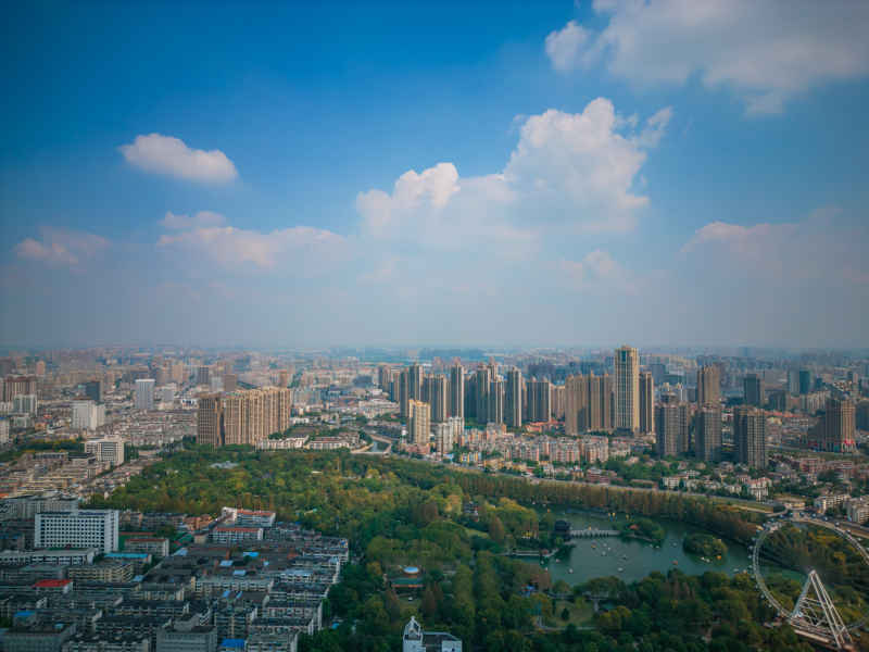 安徽合肥城市风光逍遥津公园