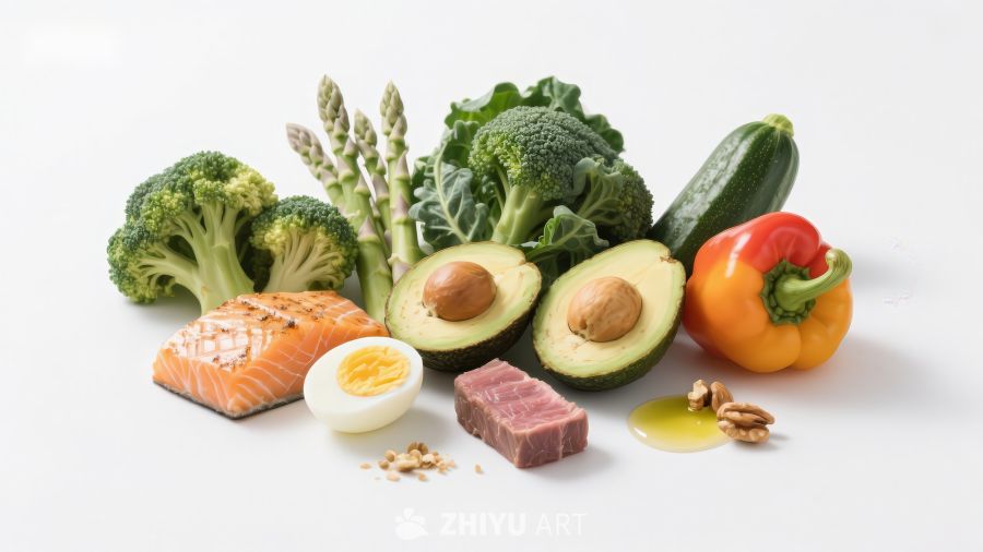 健康食材组合展示