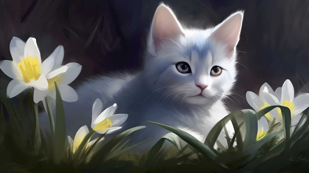 小花与猫嘟嘟