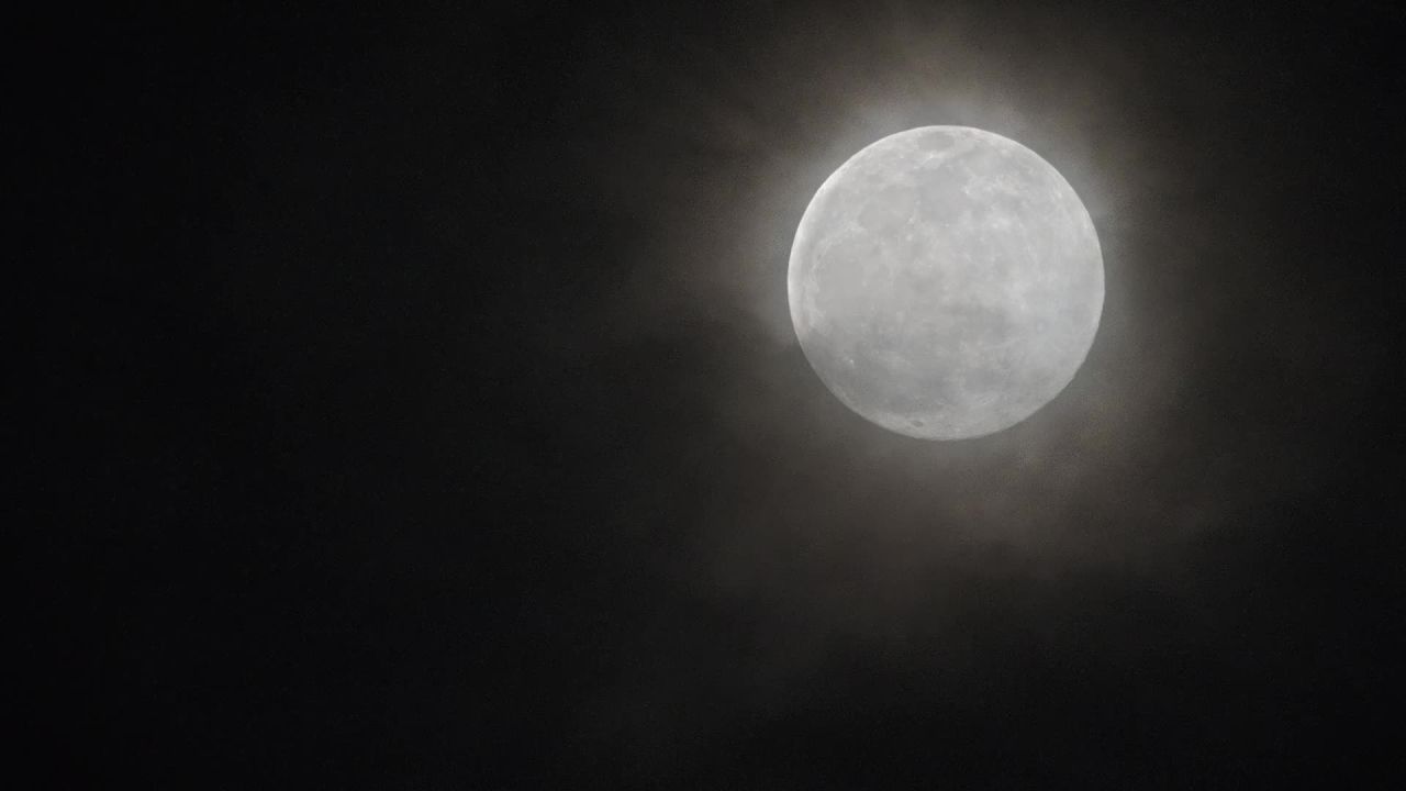 深夜玩天空月亮月球皎洁明月中秋满月 10