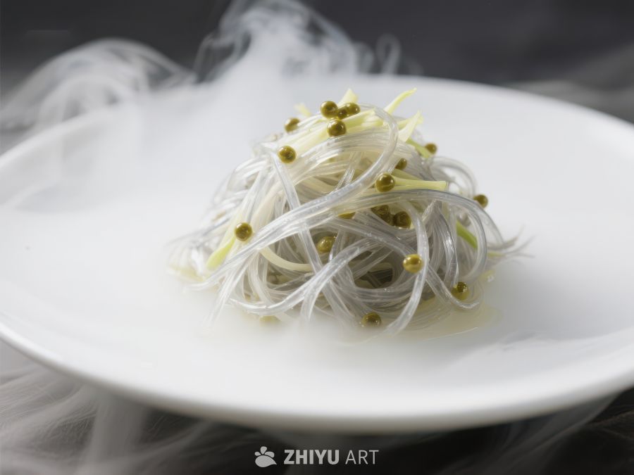 盘中蒸腾的豆芽粉丝 1117