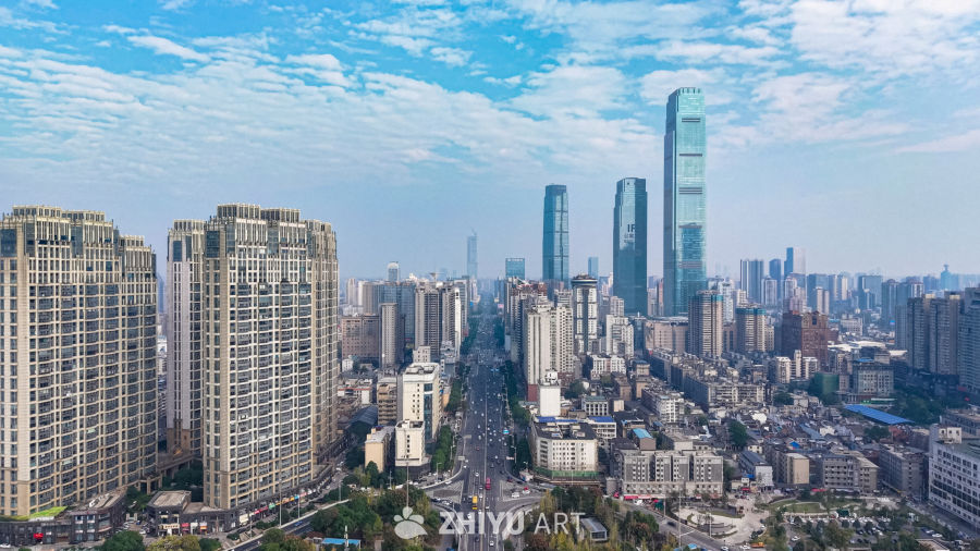 现代都市的繁华景象