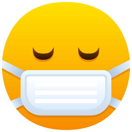 【Emoji表情】记得带口罩
