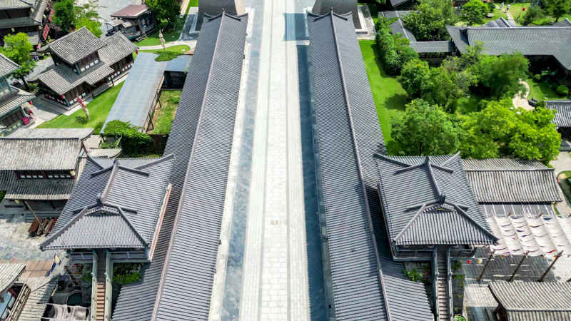 湖北襄阳城市风光旅游景区航拍摄影图 