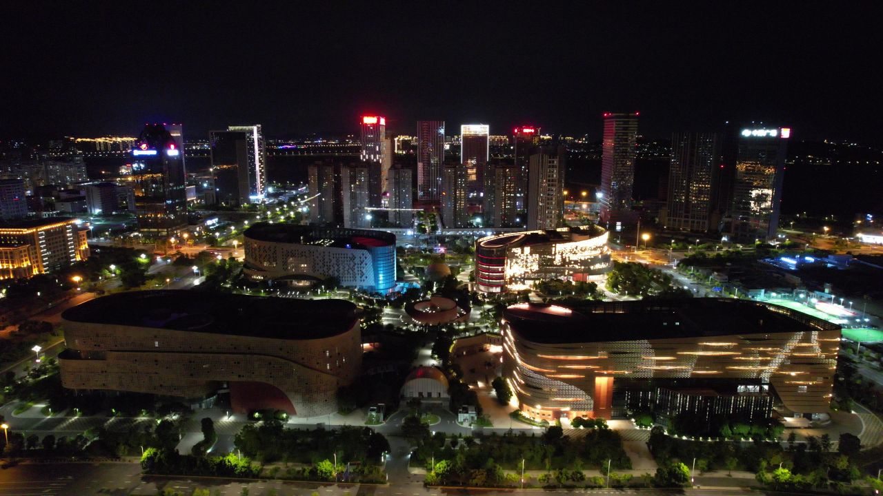 福建泉州城市风光地标建筑航拍