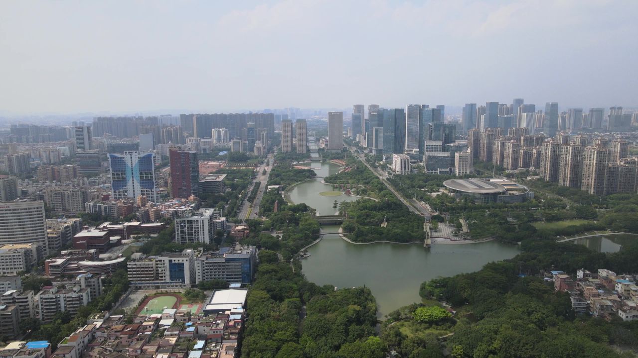 佛山千灯湖航拍