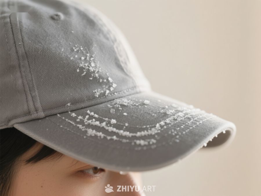 汗水结晶的棒球帽特写 72