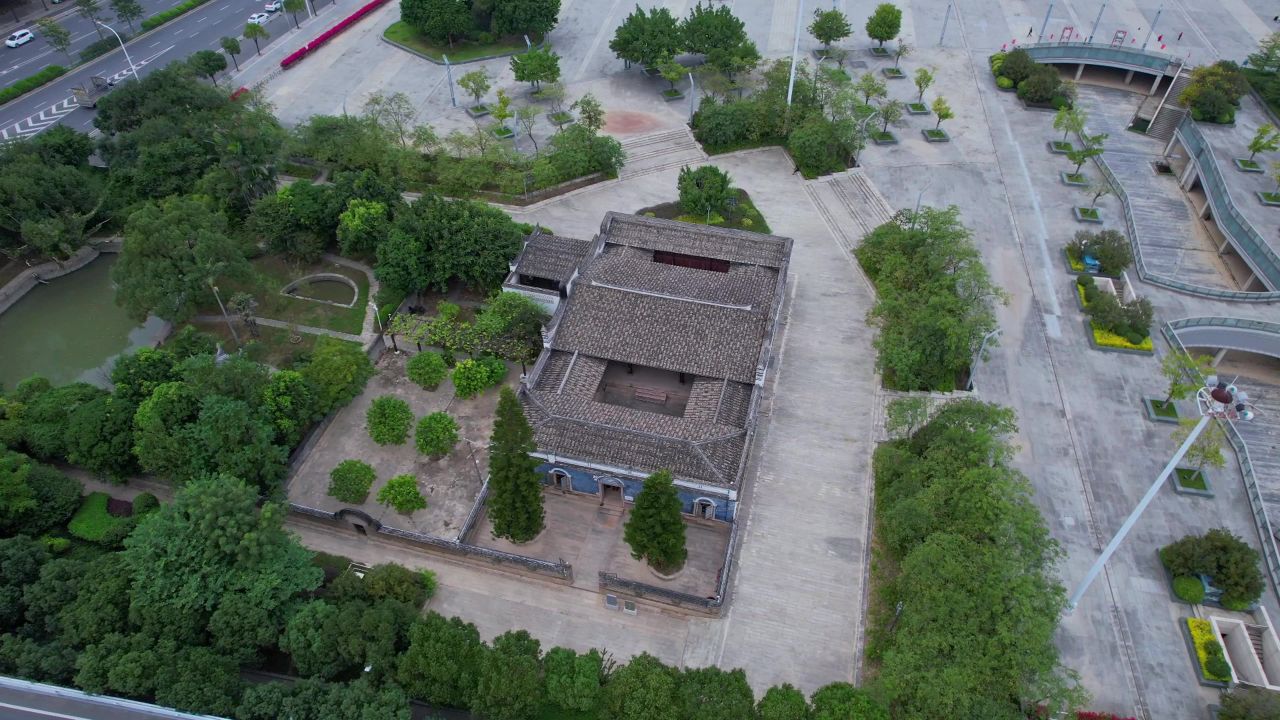 航拍福州陈绍宽故居