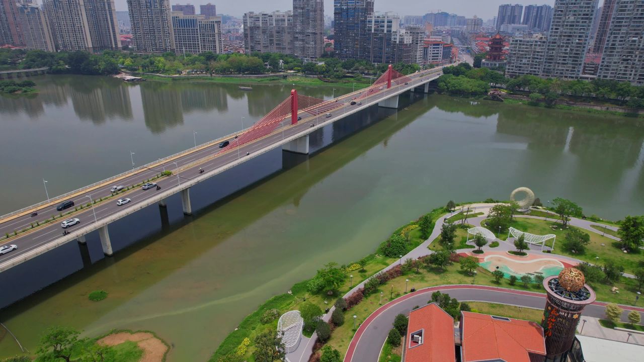 航拍漳州战备大桥景观