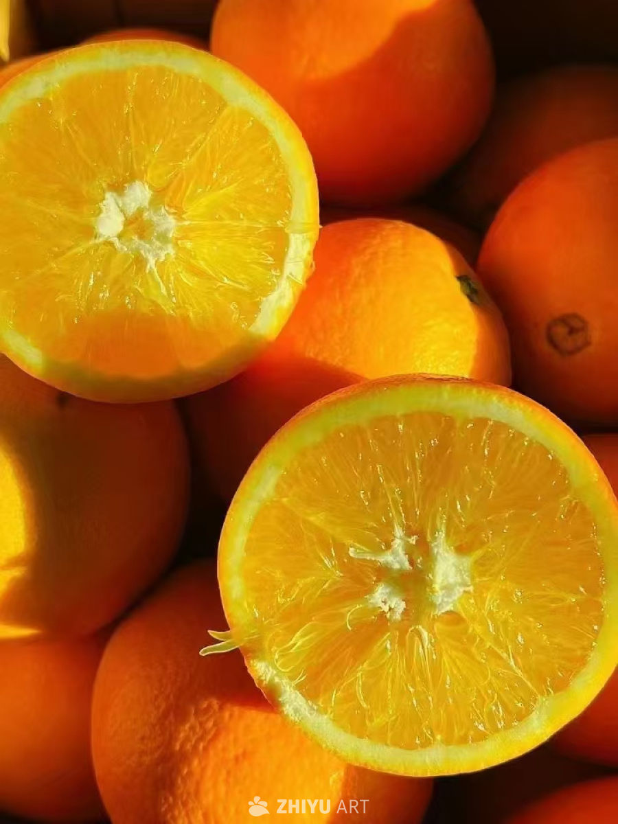 暖冬的鲜橙