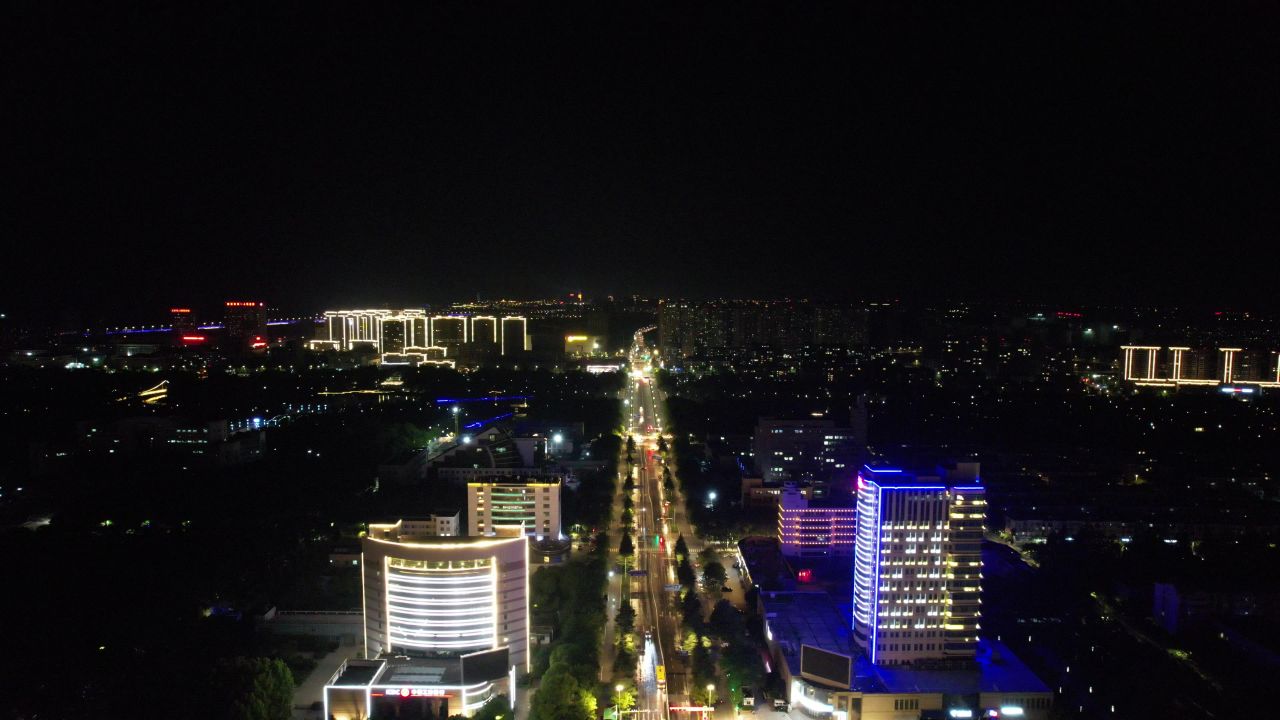 江苏宿迁城市风光旅游景区航拍