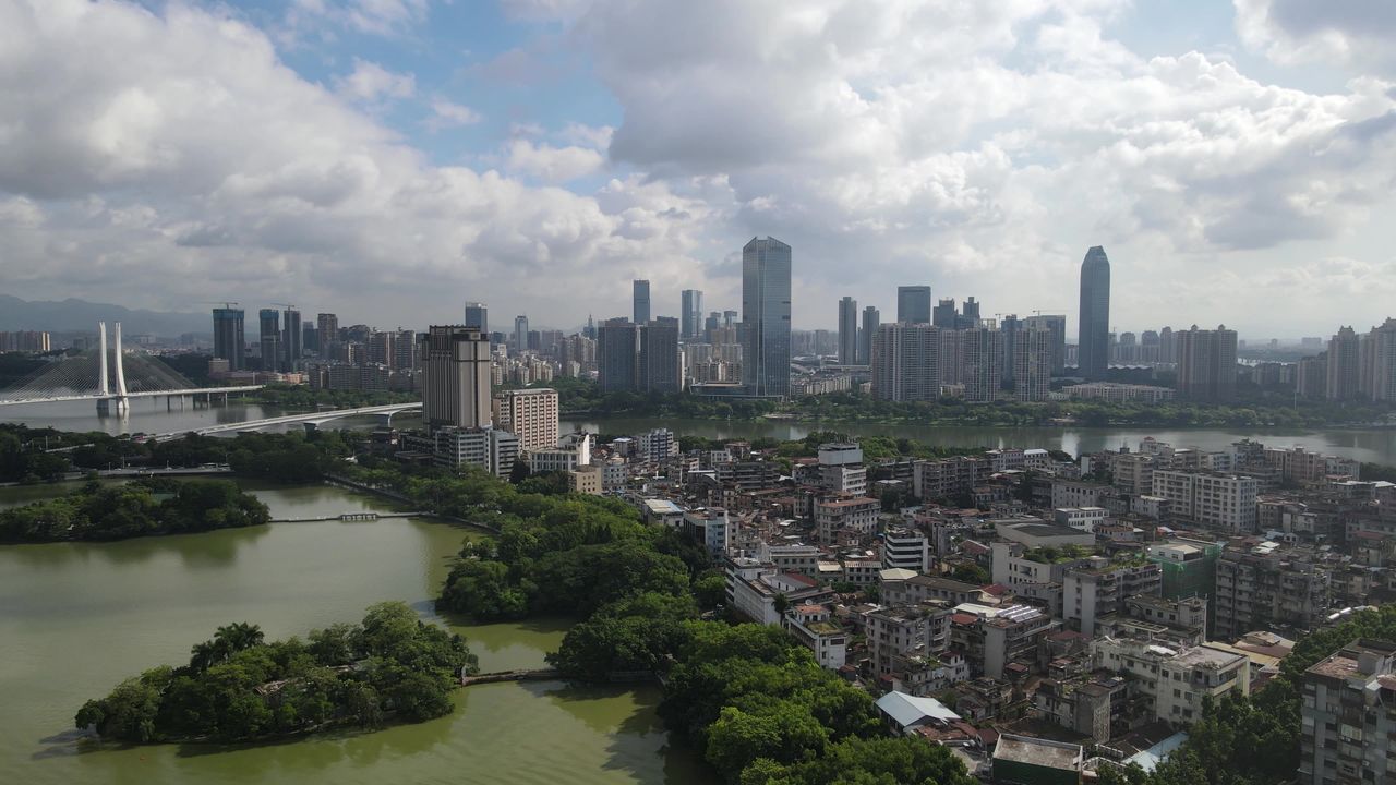 惠州西湖航拍