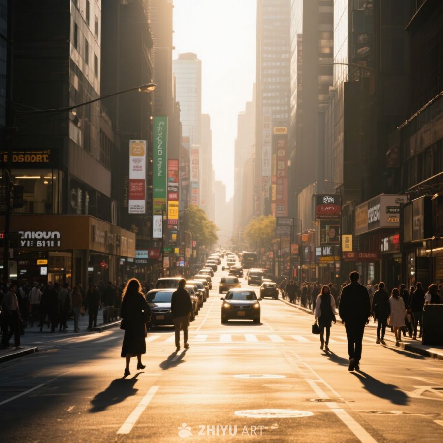繁华都市街景 2
