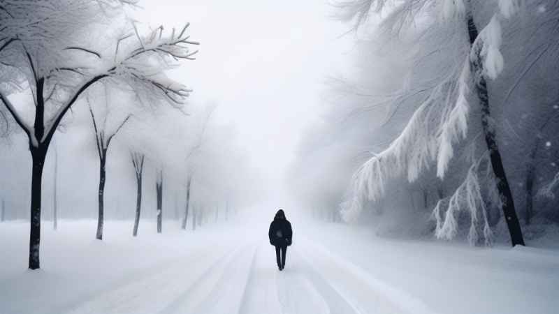 美丽冬季雪景 66