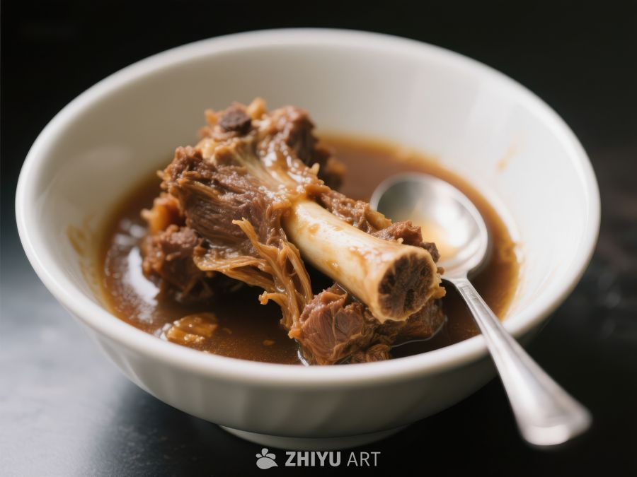 一碗浓郁的炖骨汤 1101