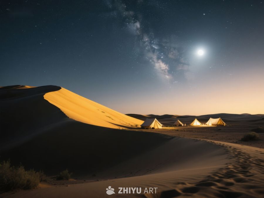 星空下的沙漠露营 199