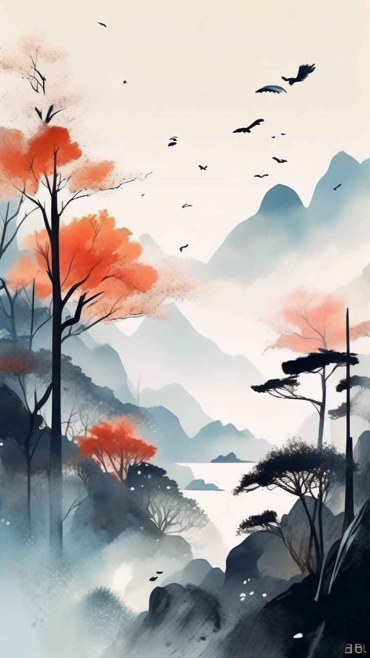 山水插画国风 83