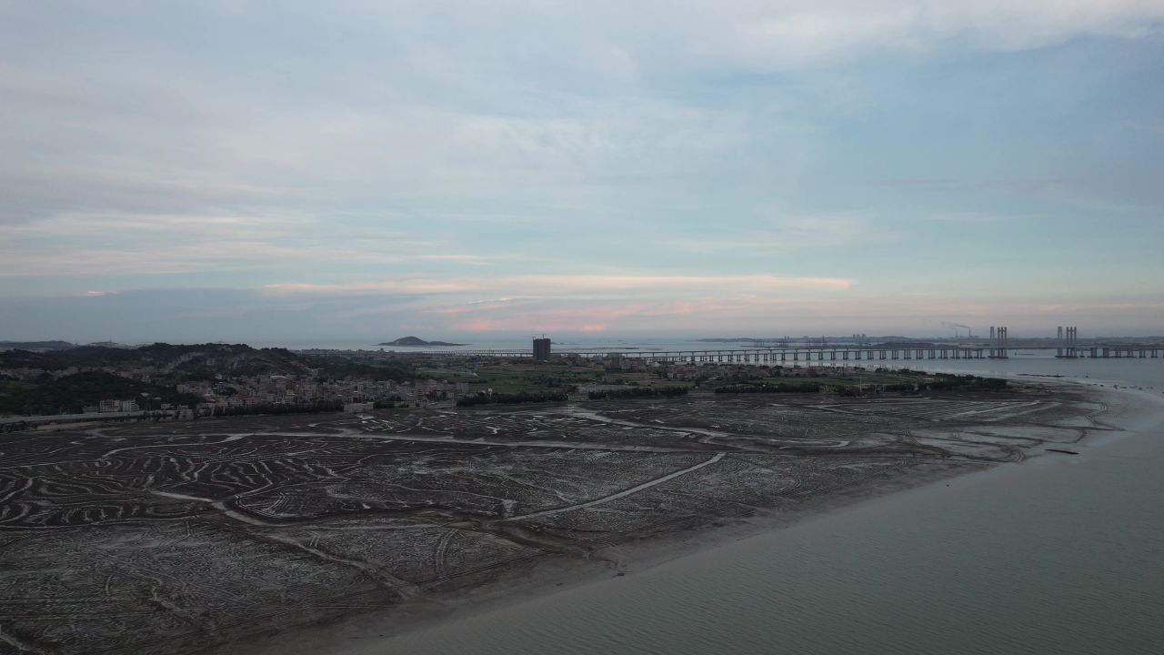 福建泉州湾航拍
