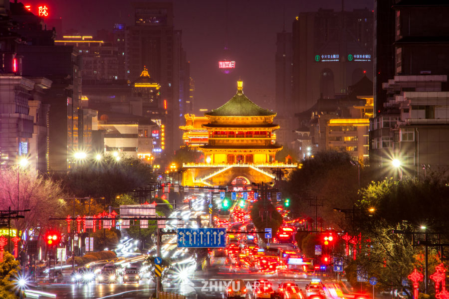 钟楼夜魅长安景 20