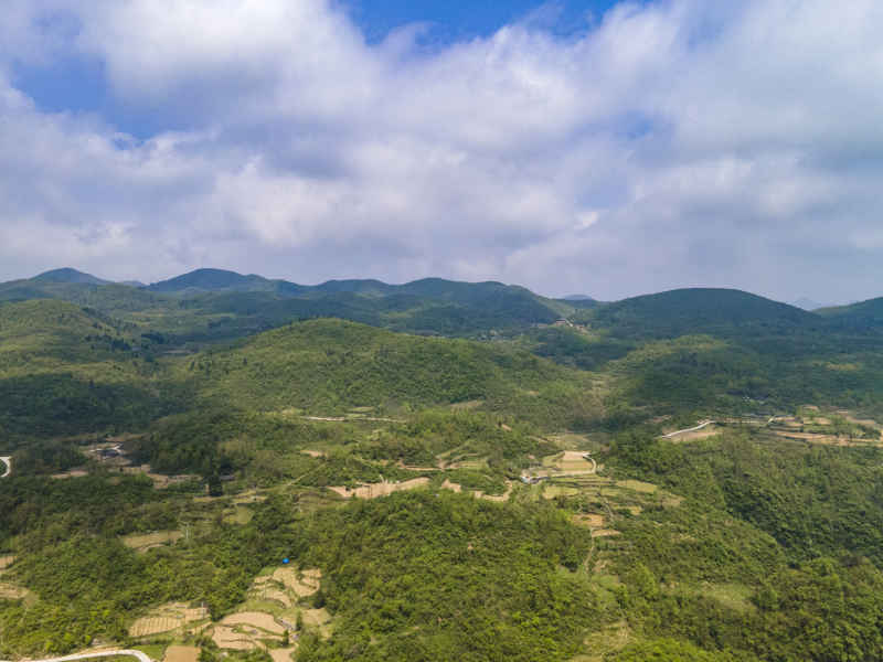 湖南张家界高山山川地貌 