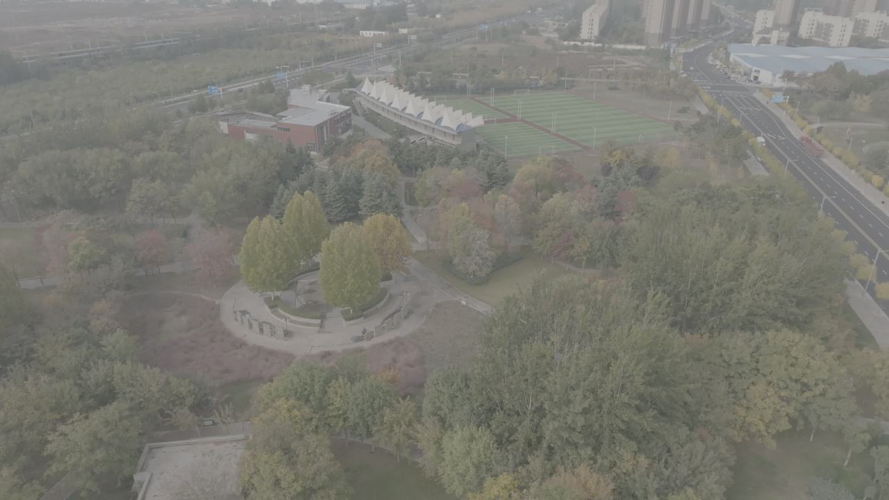校园航拍全景