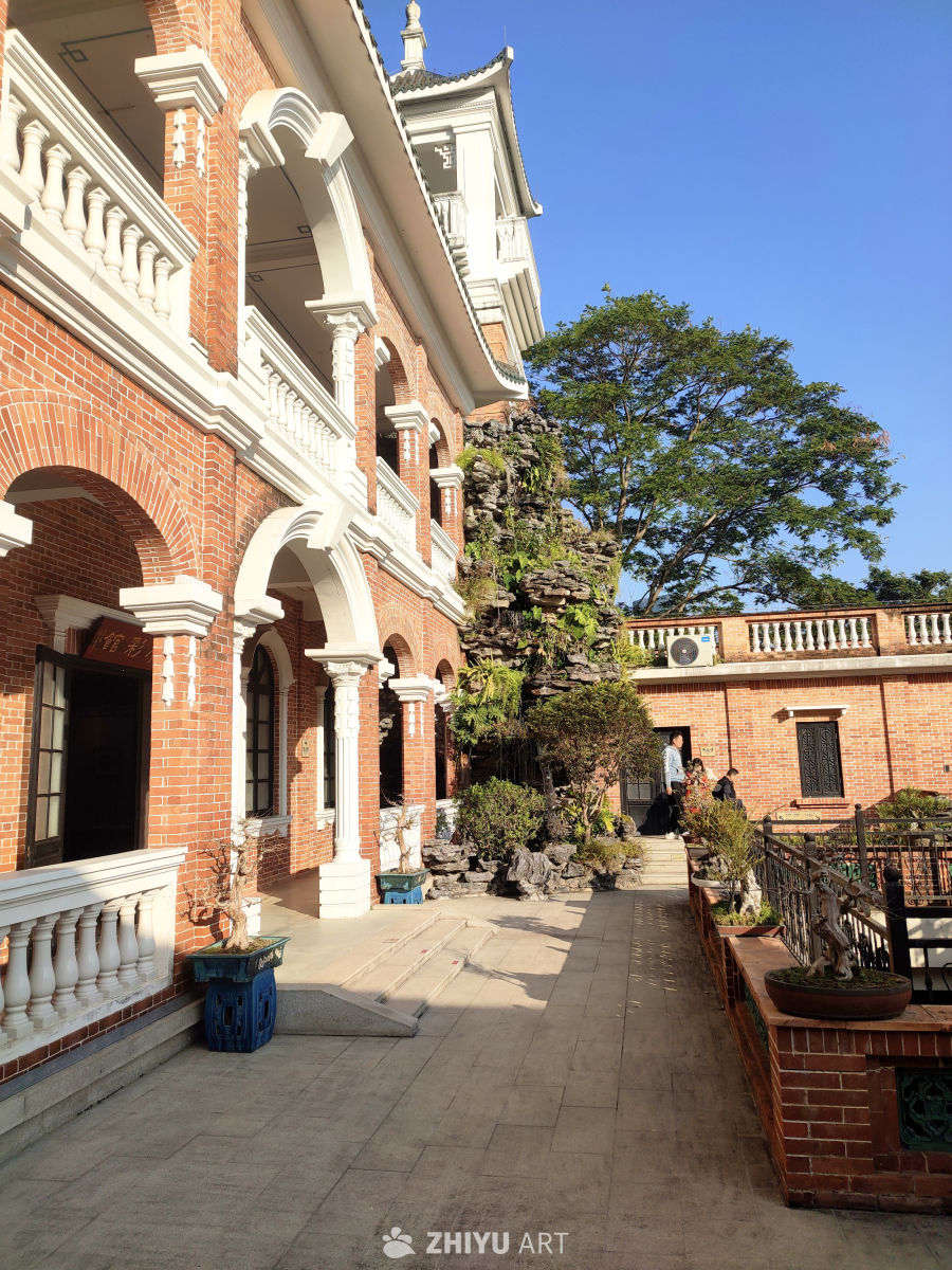 复古怀旧红砖建筑旅游景点