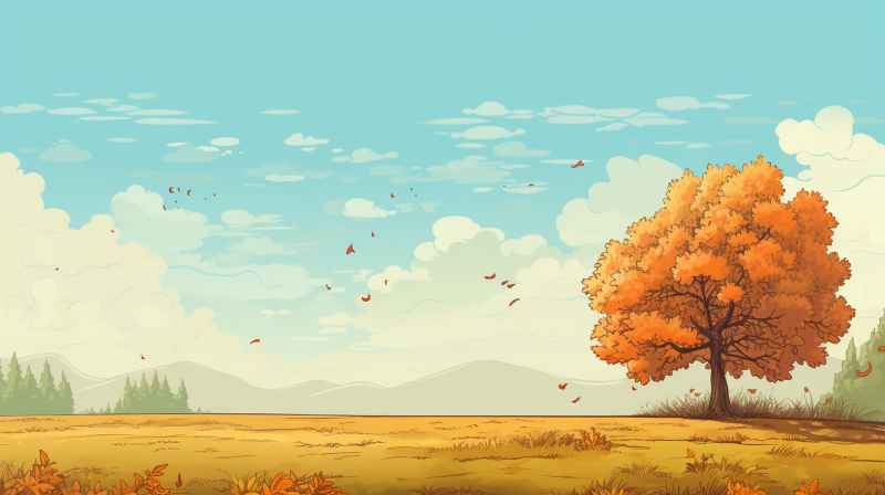 秋天背景