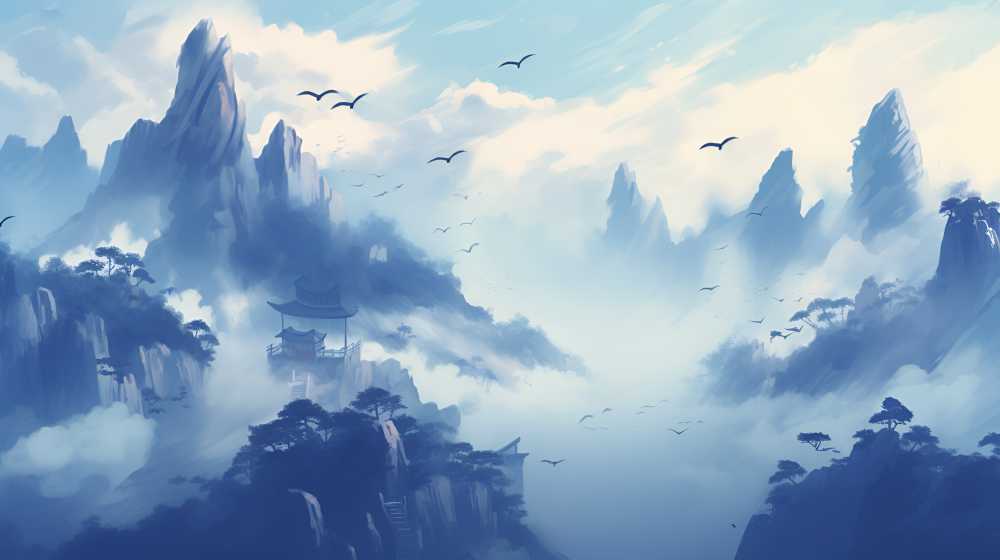 山水画每一幅都是艺术
