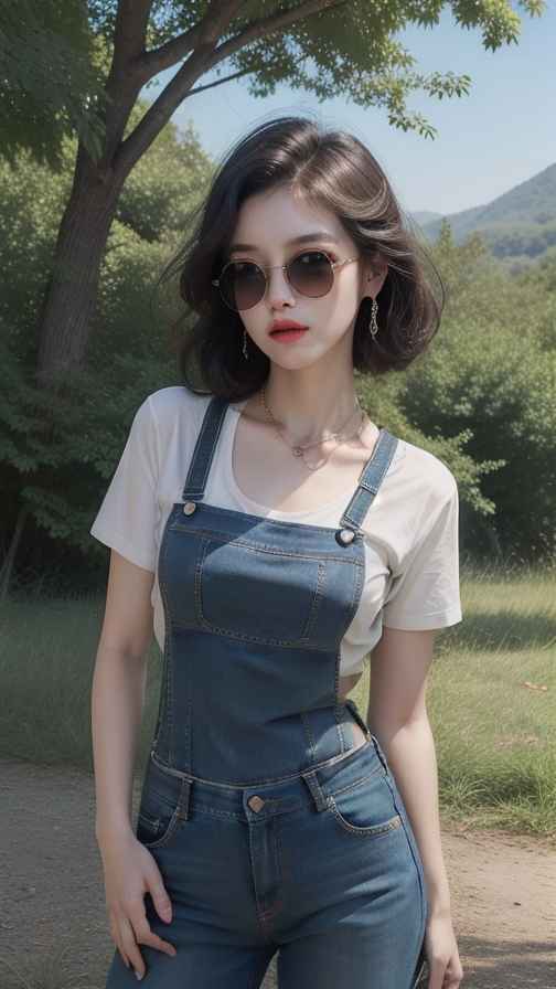 吊带衫女孩