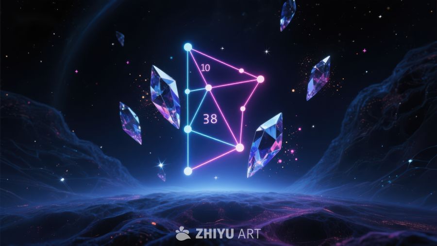 星空下的神秘几何图案 800