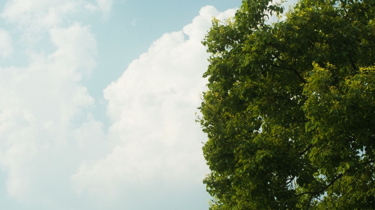 蓝天白云天空天气晴朗延时摄影 2