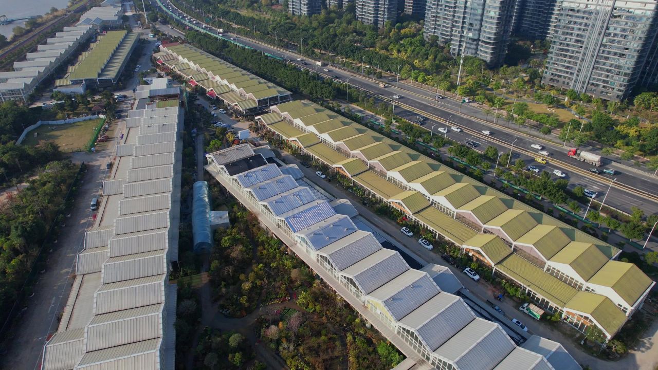 航拍福州花卉产业园景观 7