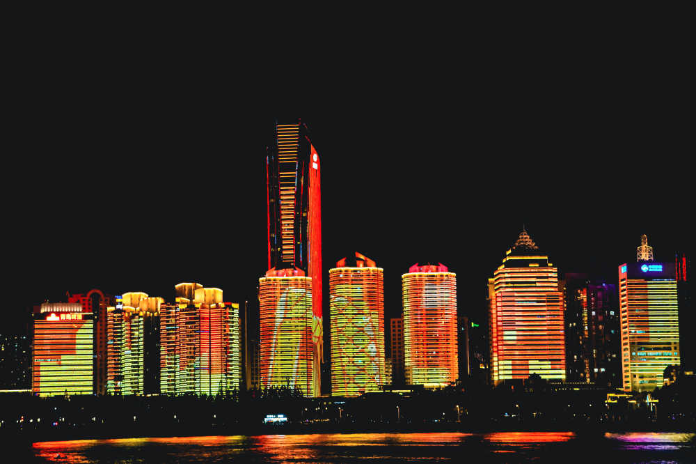 青岛夜景风光